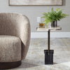 Rowman Petrified Wood Accent Table, Side & End Table by Uttermost, 14.9" width x 22.44" height x 14.9" depth thumbnail 2