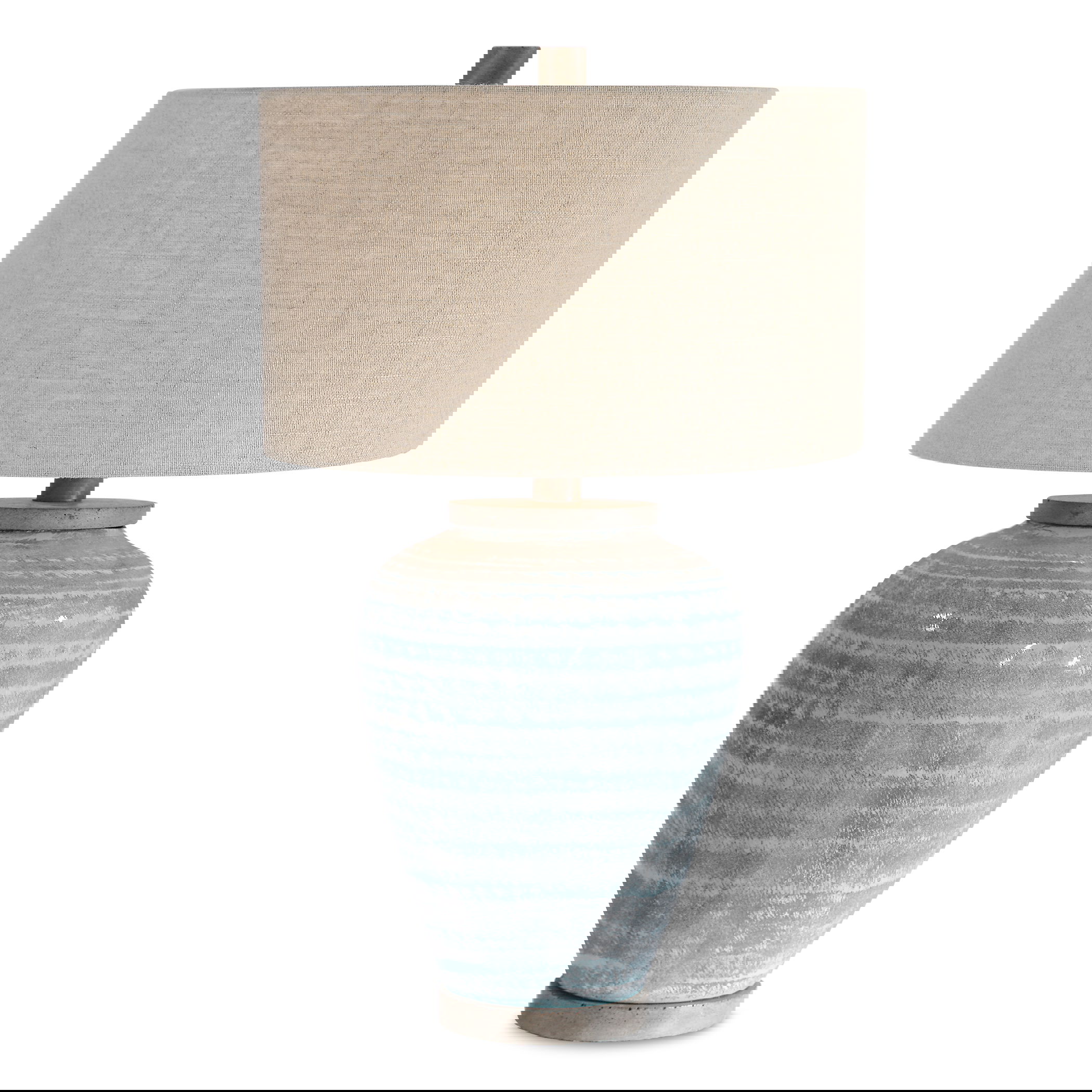 Pelia Light Aqua Table Lamp large image 