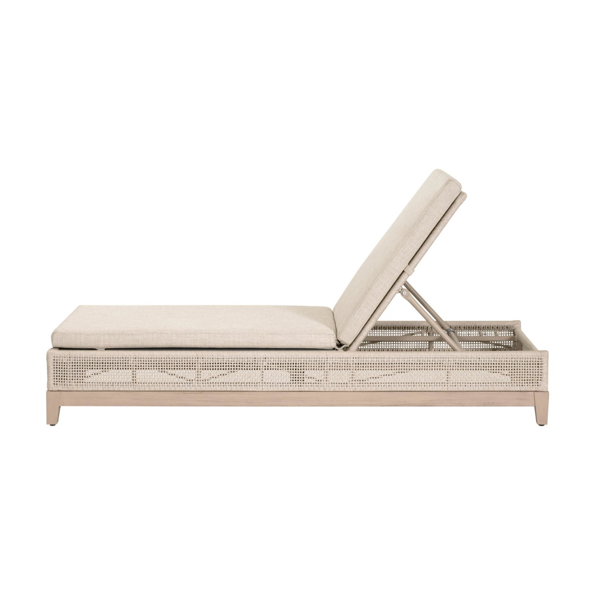Tropez Outdoor Chaise Lounge, Seating by Essentials for Living, 28" width x 44" height x 80" depth View 3