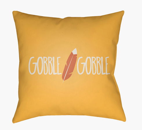 Feather Accent Pillow