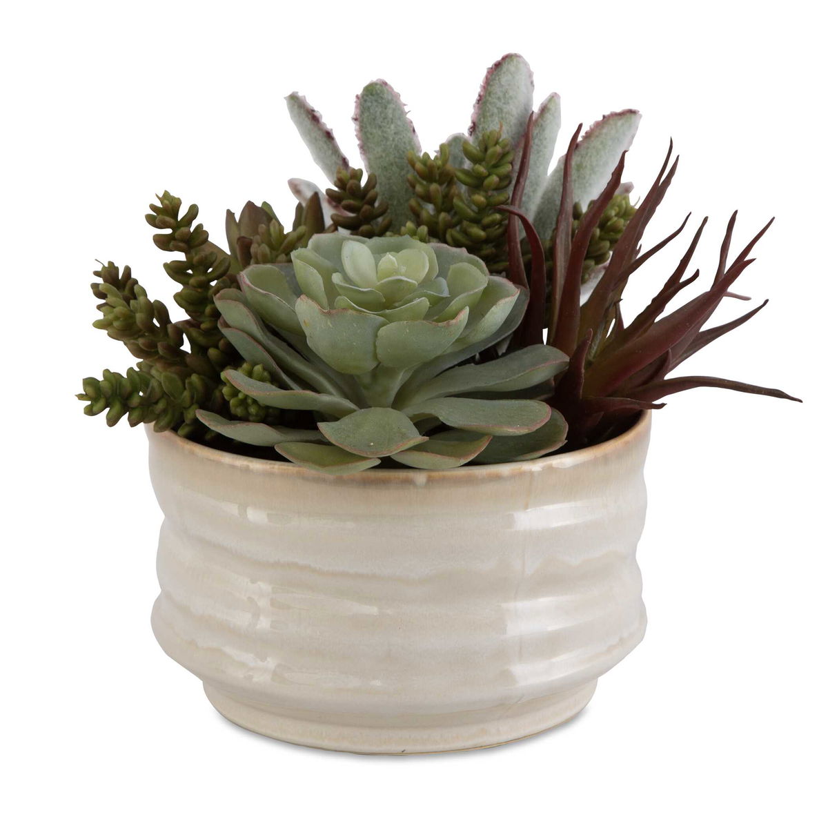 Mesa Succulent Accent, Artificial Plants & Flower by Uttermost, 9.5" width x 8.5" height x 9.5" depth View 1