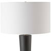 Layla Black Tapered Floor Lamp, by Uttermost, 20" width x 63.25" height x 20" depth thumbnail 6