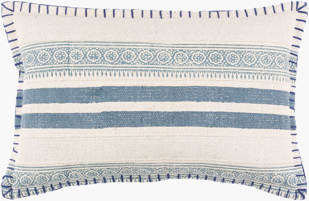 Lola Lumbar Pillow, Decorative Pillow by Surya, 14" length x 22" width