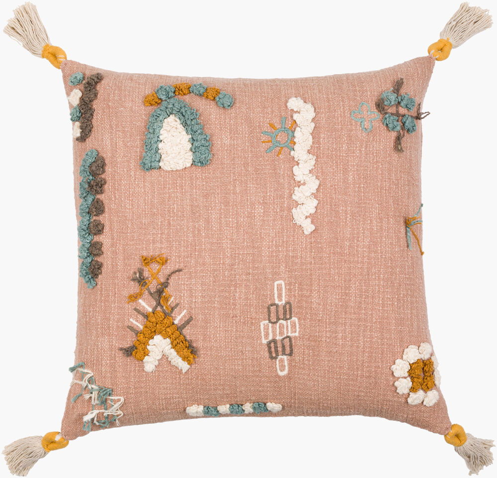 Mystic Lumbar Pillow Down, Decorative Pillow by Surya, 14" length x 22" width