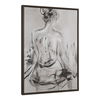Evelyne, Painting by Renwil, 48" height x 2" depth thumbnail 2