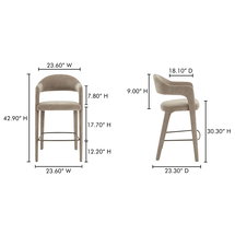 Online Designer Combined Living/Dining Martens Bar Stool Camel