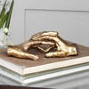 Hold My Hand Gold Sculpture, Figurines & Statue by Uttermost, 9" width x 3.12" height x 4.5" depth thumbnail 3