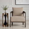 Sienna Sand Fabric Accent Chair, by Uttermost, 27" width x 28.5" height x 29" depth thumbnail 2