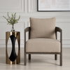 Sienna Sand Fabric Accent Chair, by Uttermost, 27" width x 28.5" height x 29" depth thumbnail 2
