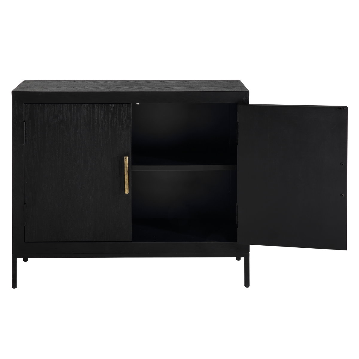 Front Range Dark Oak 2 Door Cabinet, Cabinets & Chest by Uttermost, 40.25" width x 34" height x 13" depth View 10