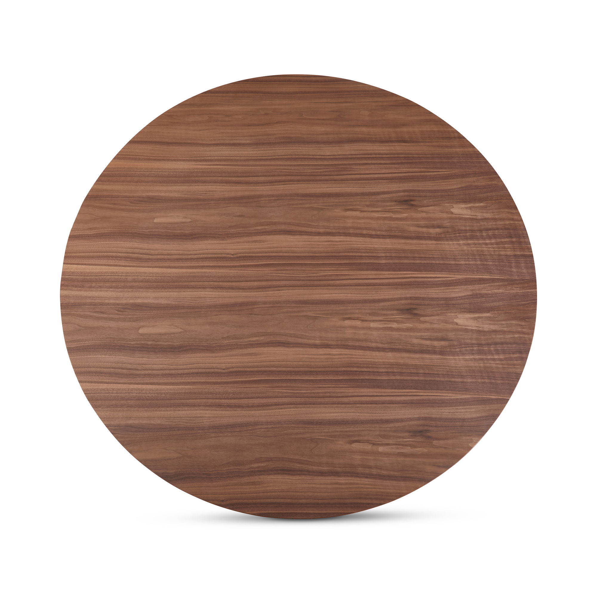 Otago Round 54in Dining Table Walnut Brown, by Moe's Home, 54" width x 30" height x 54" depth View 5