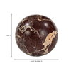 Odessa Sphere Tabletop Accent Red Levanto Marble, Decor by Moe's Home, 4" width x 4" height x 4" depth thumbnail 5