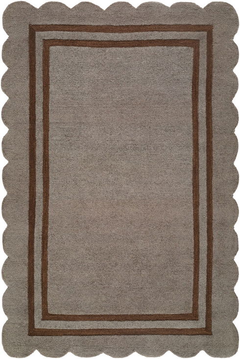 Scalloped Handmade Rug