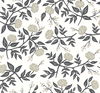 Peonies White & Black Wallpaper thumbnail 0