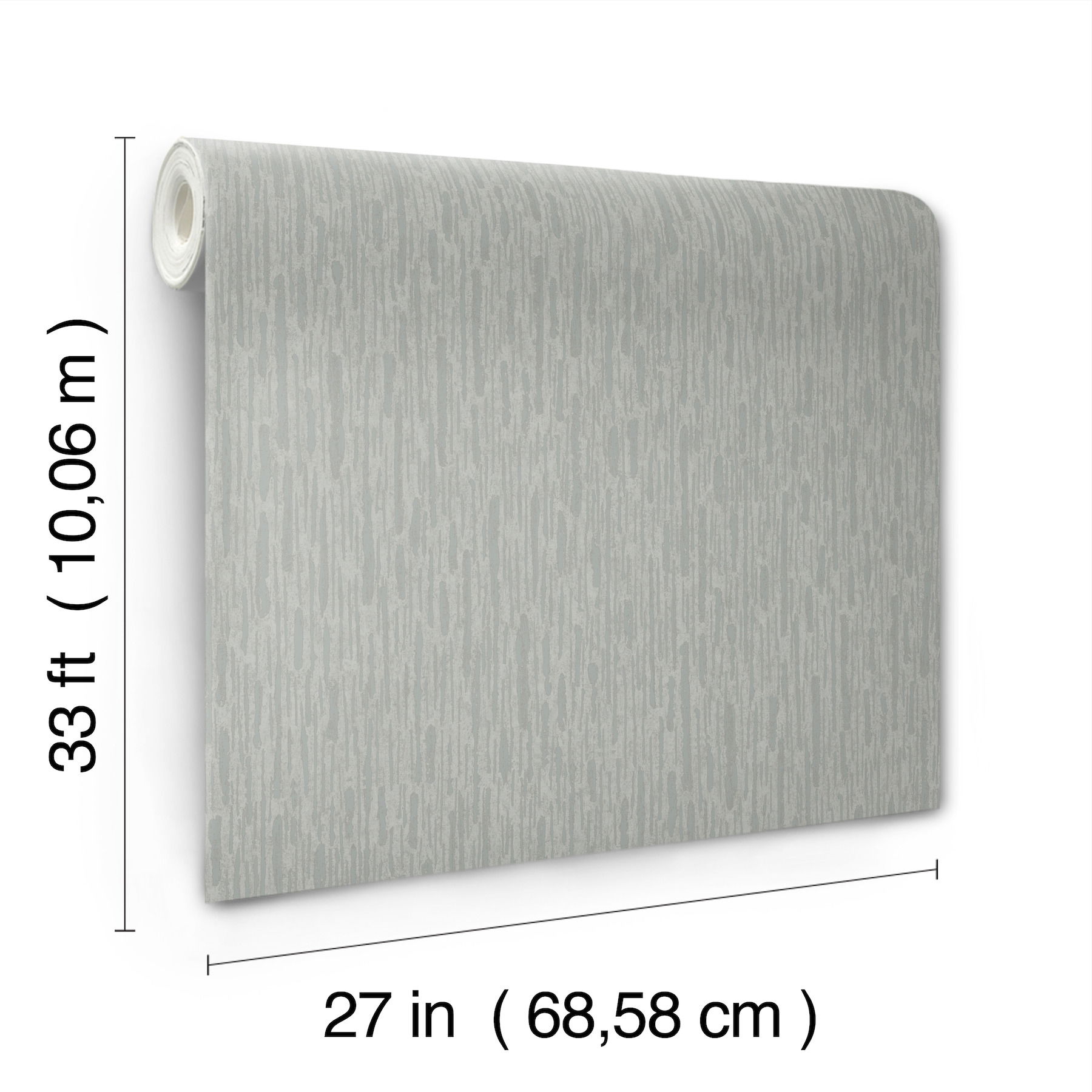 Metallic Cascade Spa & Silver Wallpaper large image 