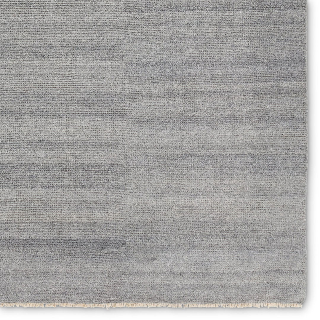 Jaipur Living Origin Hand-Knotted Solid Light Gray Area Rug (10'X14') large image 