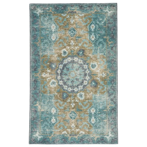 Jaipur Living Modify Handknotted Medallion Teal Olive Area Rug