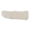 Fraser 3 Piece Modular Sectional With Slipper Off White, Sectional Sofa by Moe's Home, 163" width x 31.5" height x 34.29" depth thumbnail 2