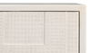 Bronzini Credenza, Embossed White, Wine & Liquor Accessorie by Sarreid, 94" length x 20" width x 34" height thumbnail 5