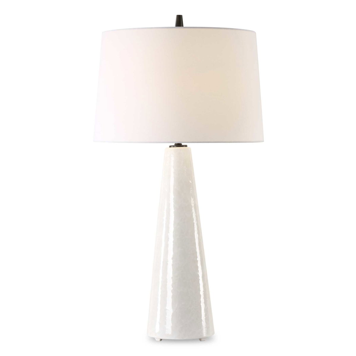 Loire Ivory Glaze Table Lamp, by Uttermost, 19" width x 35.75" height x 19" depth View 1