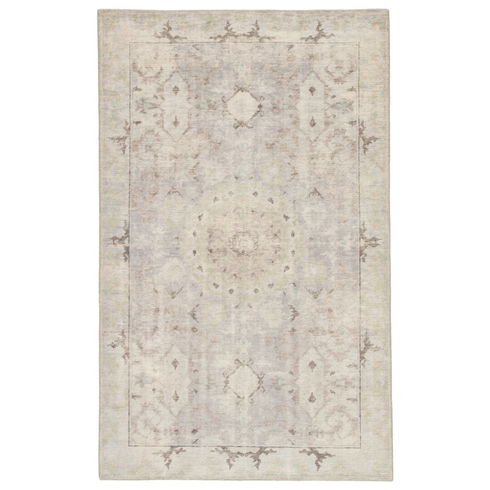 Kai Modify Overdyed Hand-Knotted Gray Area Rug