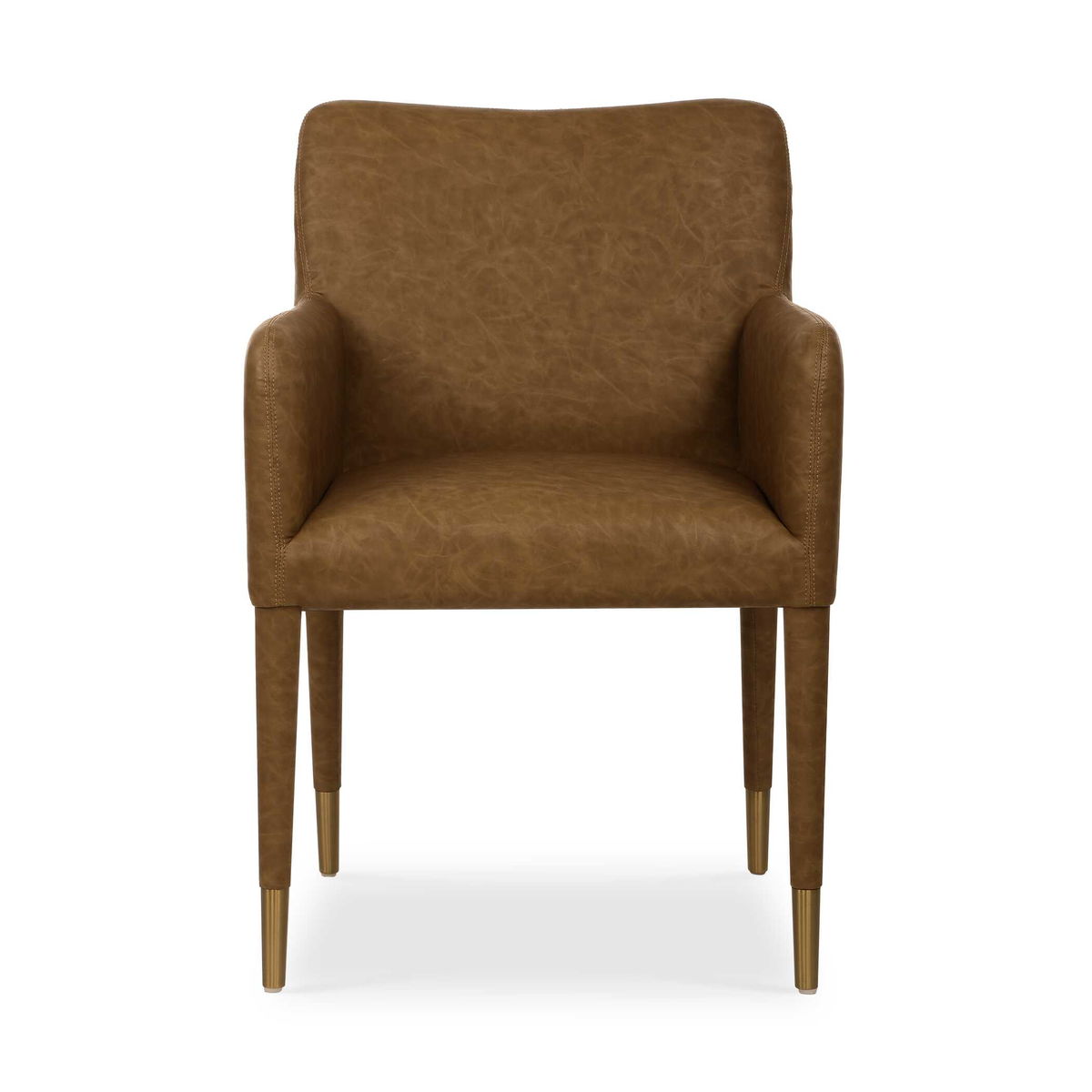 Conifer Camel Dining Armchair, Dining Chair by Uttermost, 23" width x 34" height x 23" depth View 1