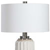 Azariah White Crackle Table Lamp, by Uttermost, 17" width x 29" height x 17" depth thumbnail 7