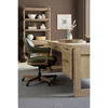 EC Leather Swivel Executive Chair, Office Chair by Hooker Furniture, 24" width x 33.75" height x 26.25" depth thumbnail 3