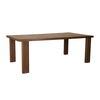 Marina Outdoor Dining Table Brown, Outdoor Table by Moe's Home, 6'9.81" width x 2'6" height x 3'6.05" depth thumbnail 2