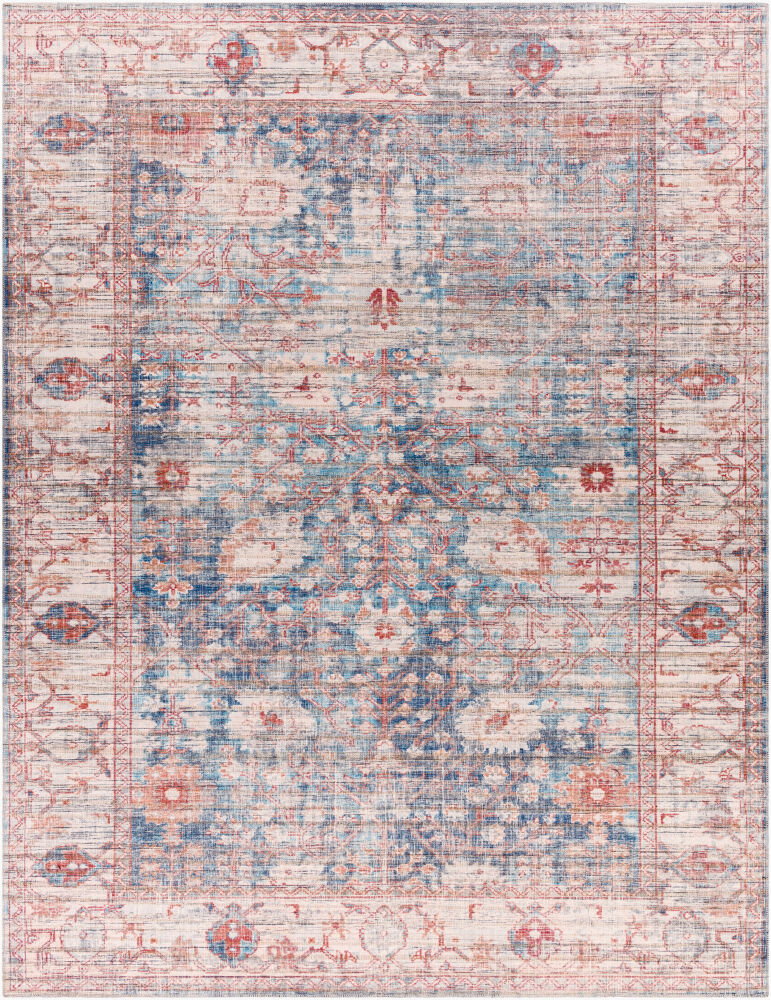 Cobb Machine Woven Rug, by Surya, 9'0.27" length x 6'6.74" width