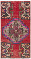 Antique One of a Kind Handmade Rug, by Surya, 3' length x 1'8" width thumbnail