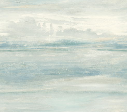 Soothing Mists Scenic Blue Peel & Stick Wallpaper