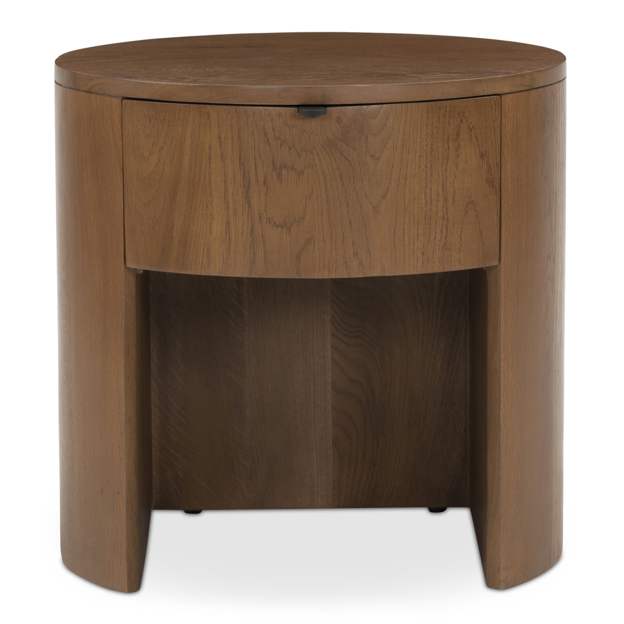 Theo One Drawer Nightstand Brown, by Moe's Home, 19" width x 18.5" height x 19" depth View 1