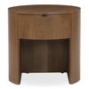 Theo One Drawer Nightstand Brown, by Moe's Home, 19" width x 18.5" height x 19" depth thumbnail 1