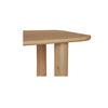 Anders Dining Table Large Natural, by Moe's Home, 98" width x 30" height x 42" depth thumbnail 6