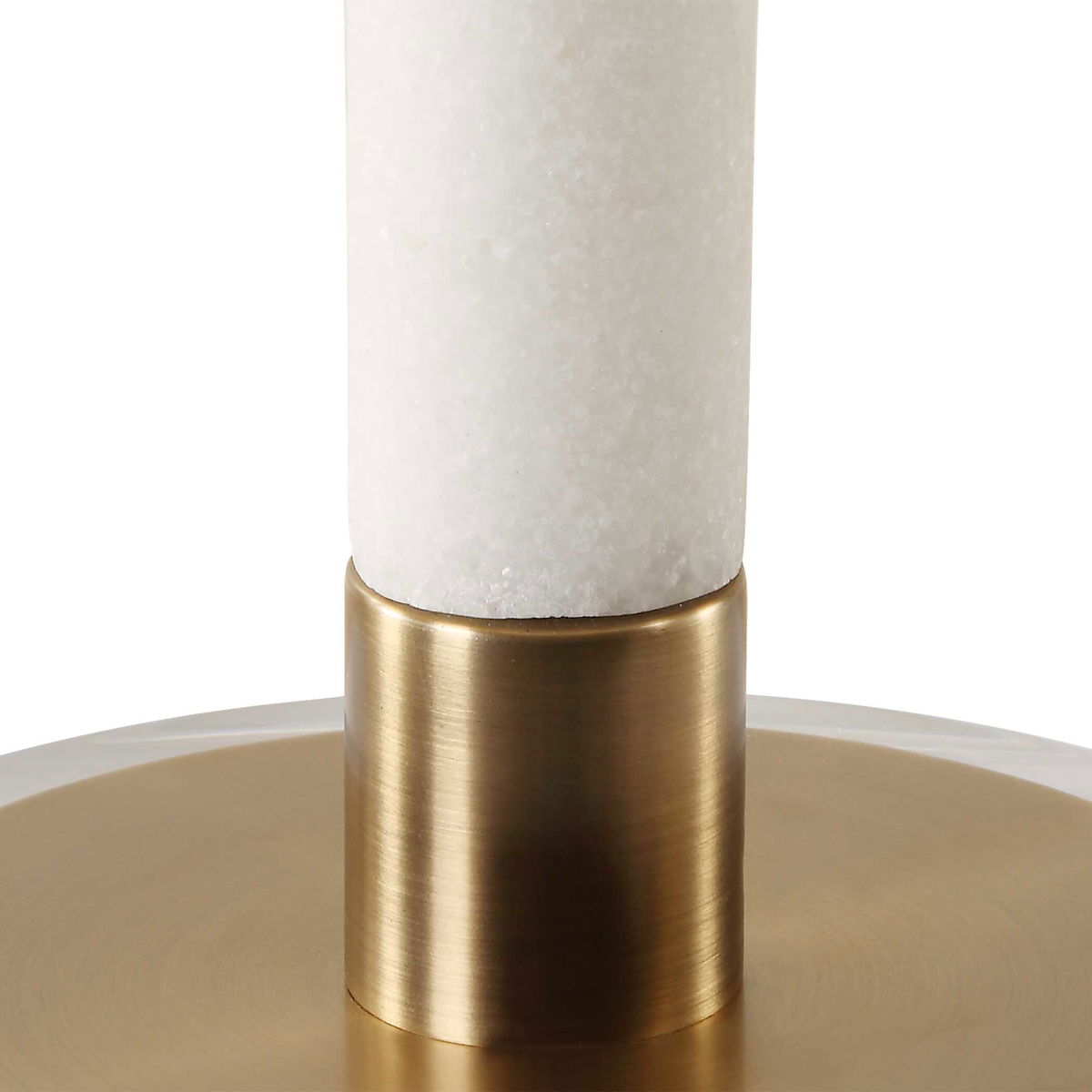 Colette White Stone Table Lamp, by Uttermost, 14" width x 35.5" height x 14" depth View 6