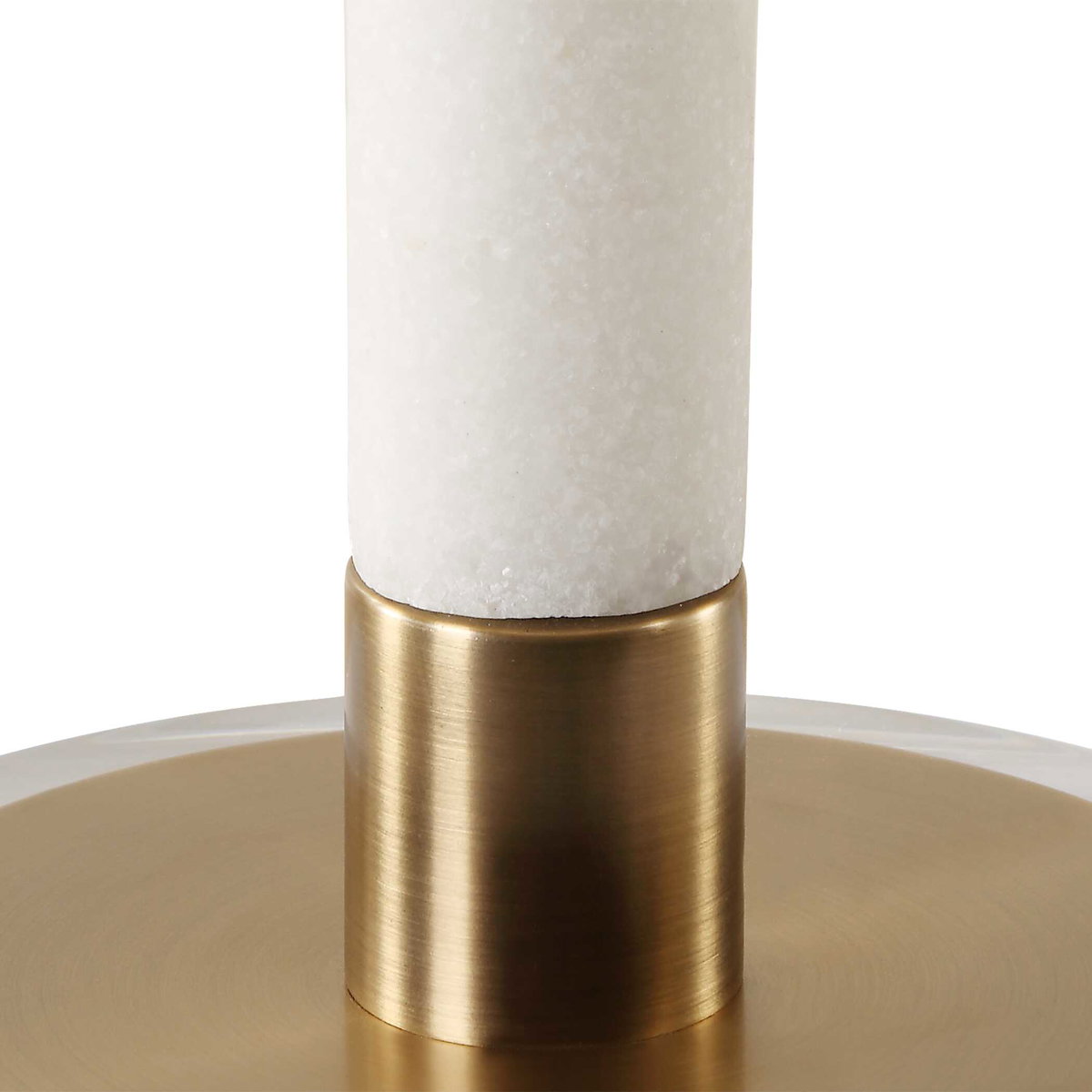 Colette White Stone Table Lamp, by Uttermost, 14" width x 35.5" height x 14" depth View 6