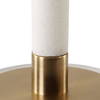Colette White Stone Table Lamp, by Uttermost, 14" width x 35.5" height x 14" depth thumbnail 6
