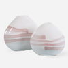 Blush Swirl Glass Vases, S/2 thumbnail 0