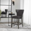Arnaud Charcoal Counter Stool, Counter & Bar Stool by Uttermost, 23" width x 39" height x 26" depth thumbnail 9