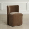 Outlook Modern Velvet Dining Chair, Furniture by Uttermost, 22" width x 30" height x 22.5" depth thumbnail 3