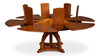 Austin Jupe Dining Table Medium Walnut, by Sarreid, 4'7" length x 4'7" width x 2'6" height thumbnail 9