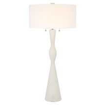 Online Designer Combined Living/Dining Sharma Ivory Stone Table Lamp