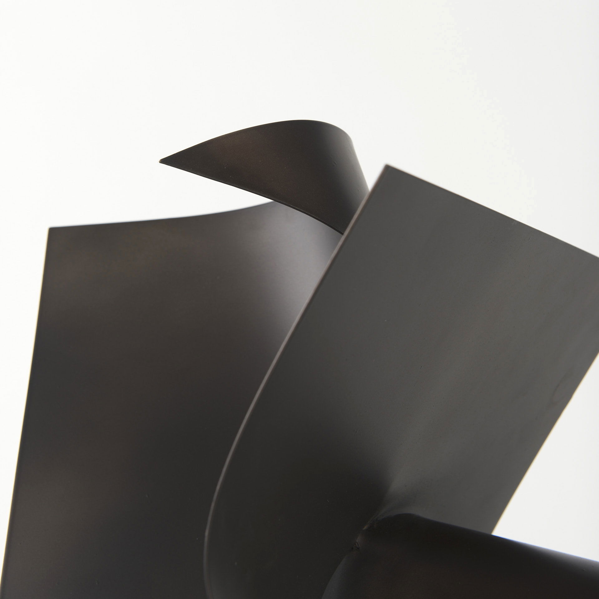 Francesca  Black Metal Sculptural Decorative Object, by Mercana, 11.81" length x 11.81" width x 11.81" height View 8