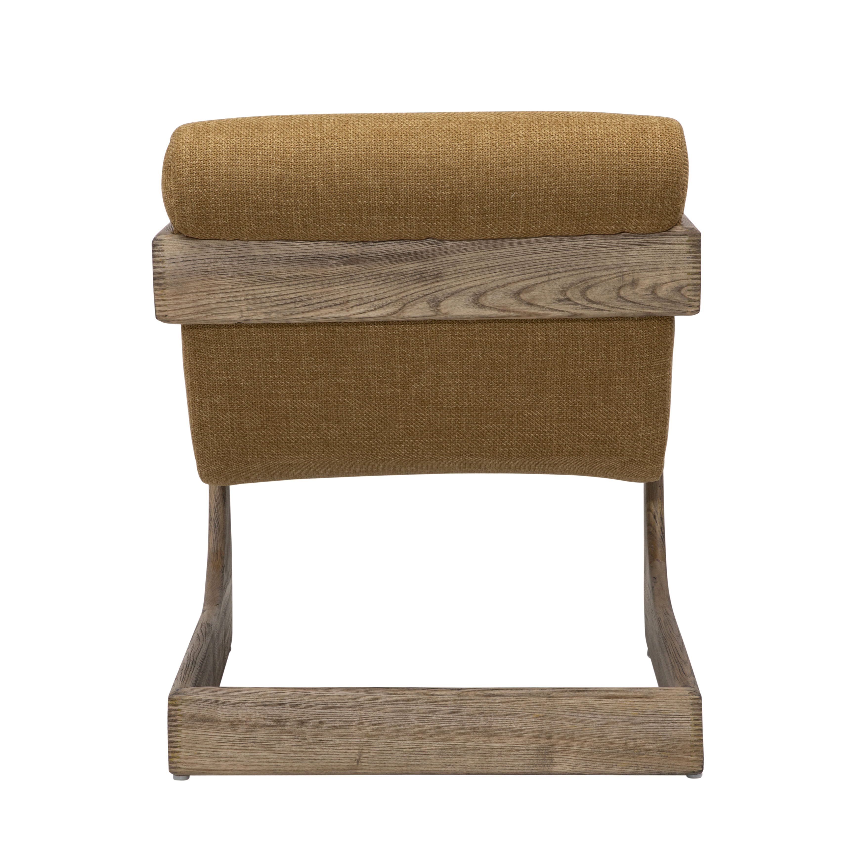 Bridges Occasional Chair Mustard, Accent Chair by Dovetail, 24.25" width x 28.95" height x 31.8" depth View 4