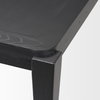 Teva 92'L x 39'W Rectangular Dining Table | Modern | Black Wood | Seats 8, by Mercana, 92" length x 39" width x 30" height thumbnail 9