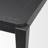 Teva Black Wood Rectangular 92' Dining Table, by Mercana, 92" length x 39" width x 30" height thumbnail 9