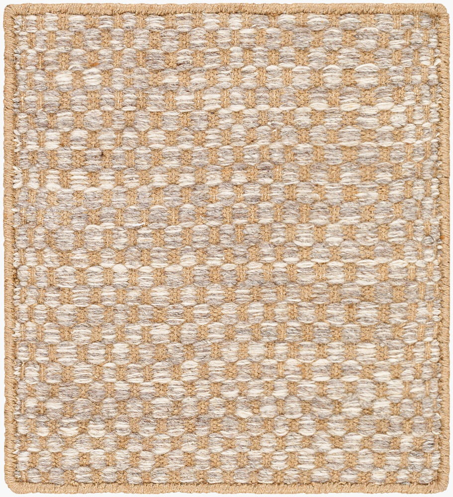 Bolton Handmade Rug, by Surya, 1'6" length x 1'6" width
