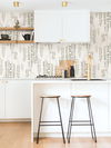 Deco Wisteria Cream & Gold Wallpaper thumbnail 2
