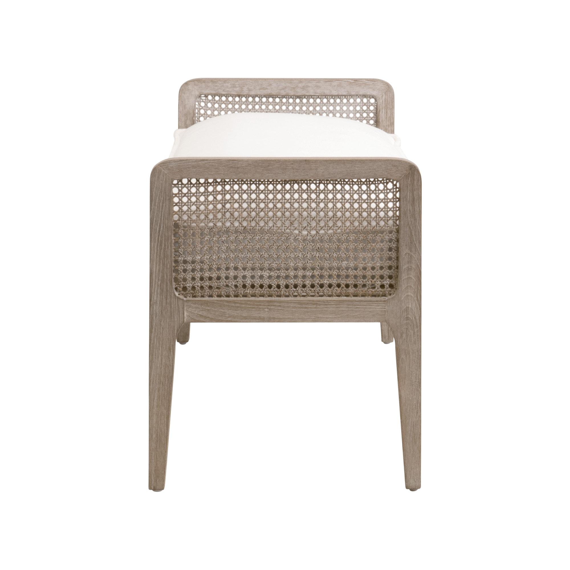 Leone Bench, Ottoman by Essentials for Living, 52" width x 22.25" height x 18" depth View 3